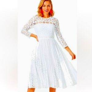 Lilly Pulitzer White Lace Dress